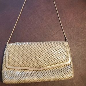 Italia Pelle Vintage Purse- Tan/Gold
